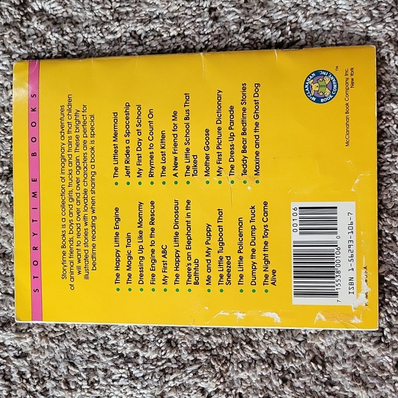 Vintage Storytime Books: My First Day at School Softcover Book - Picture 2 of 7